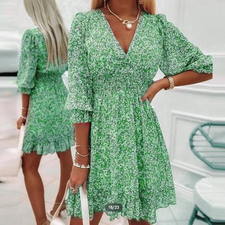 Sunna | Robe Florale Élegante