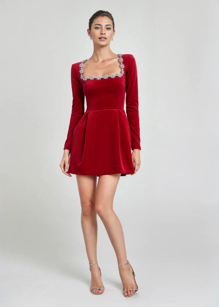 Chloé | Mini Velour Robe