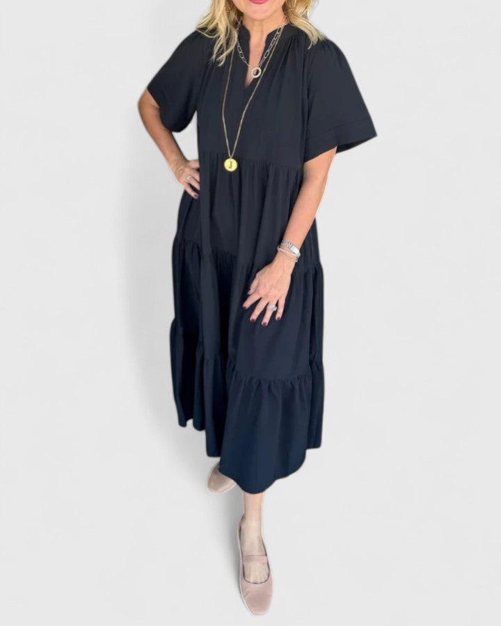 Rébecca | Robe Maxi Vert Forêt