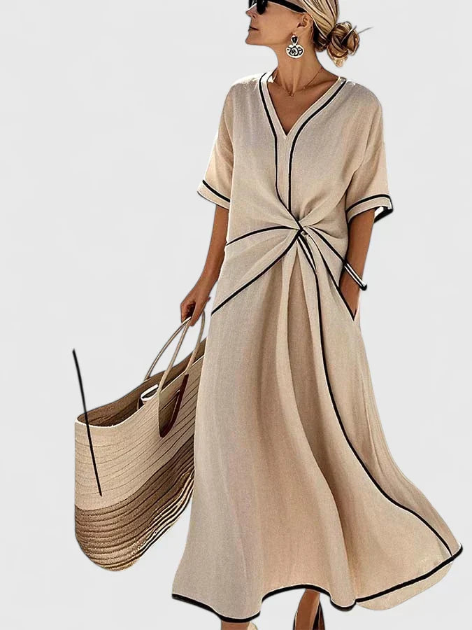 Érika | Robe Chic Camel