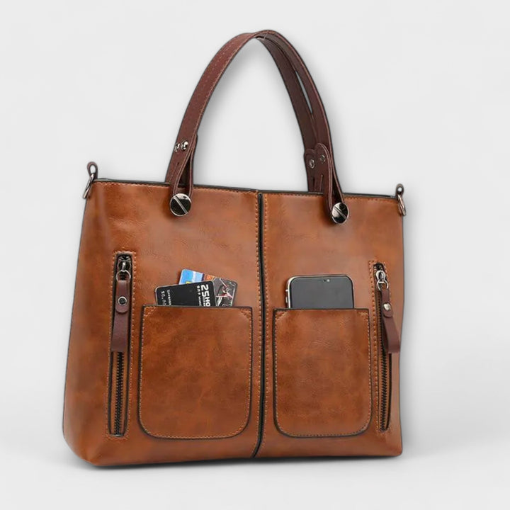Serenya - Élégant sac à main en cuir