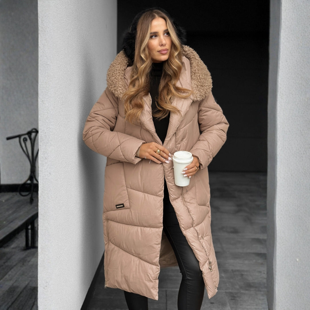 Élise | Manteau d'Hiver Matelassé