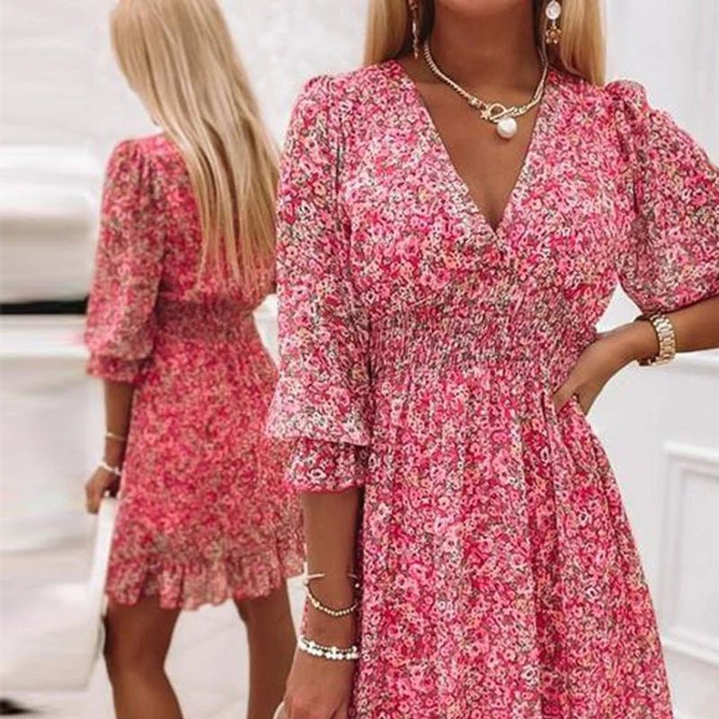 Sunna | Robe Florale Élegante