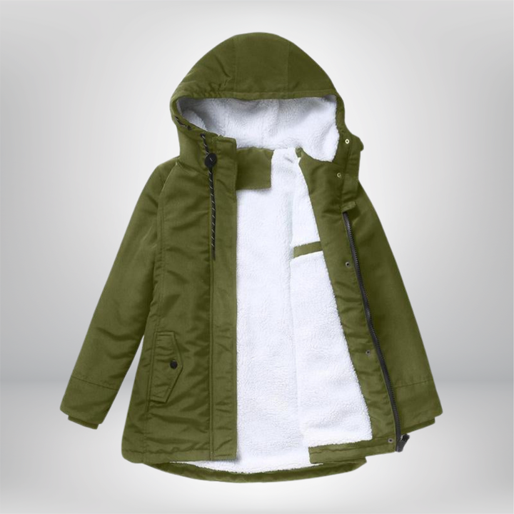 Colette | Manteau d'hiver matelassé et douillet avec capuche