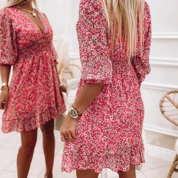 Sunna | Robe Florale Élegante