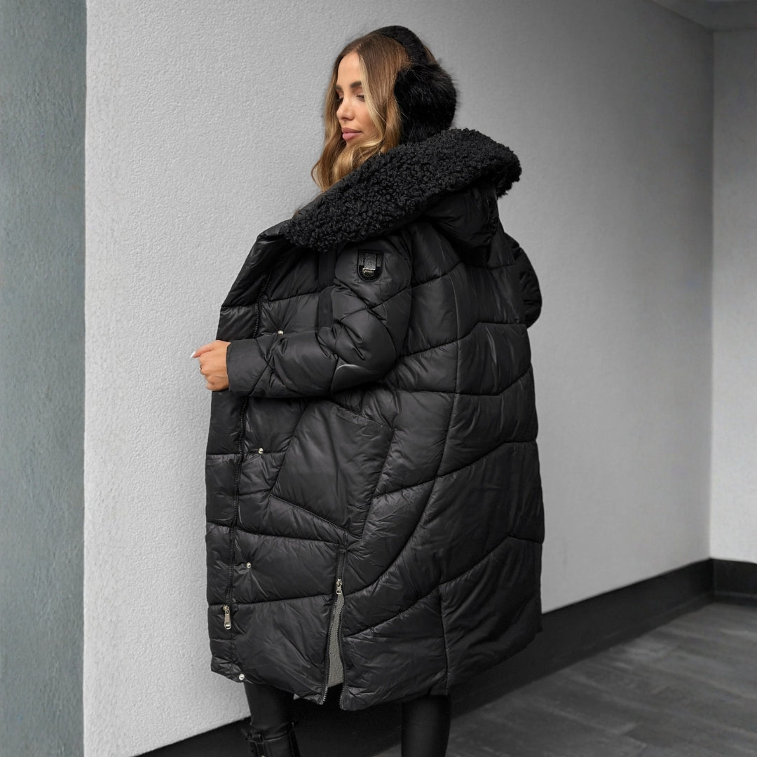 Élise | Manteau d'Hiver Matelassé