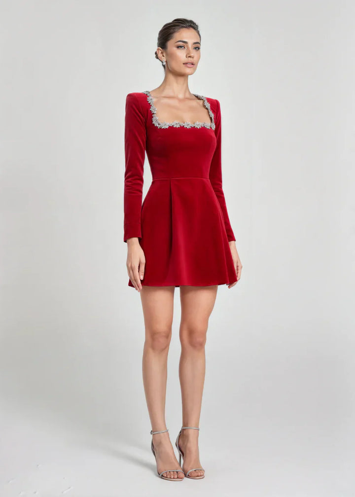 Chloé | Mini Velour Robe