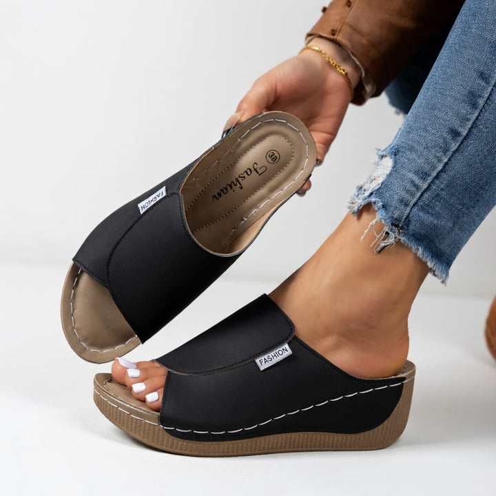 Liorane™ | Sandales compensées élégantes confortables ergonomiques