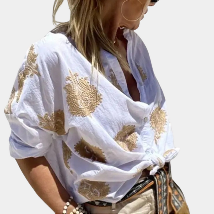 Paula | Blouse d'été bohème chic