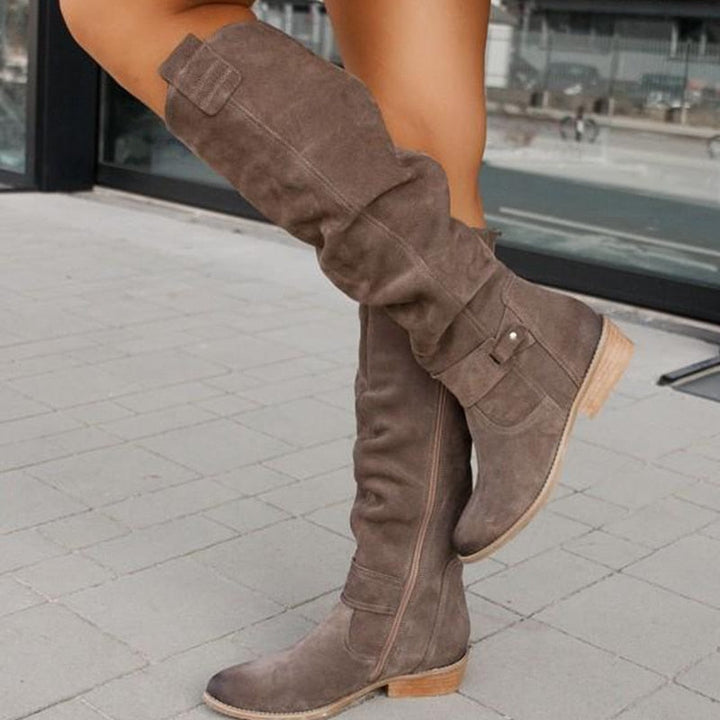 Zavira | Élégantes et Chaleureuses Bottes en Daim pour Femmes