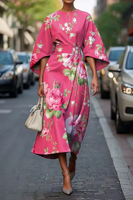 Élise | Robe Royale Fleurie