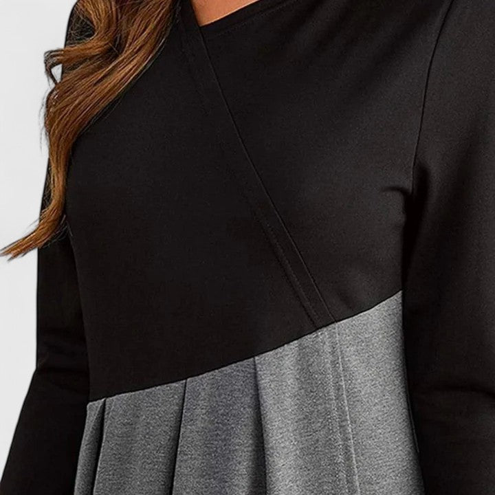 Reva | Robe Grise Élégante