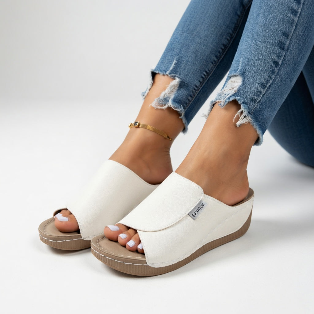 Liorane™ | Sandales compensées élégantes confortables ergonomiques