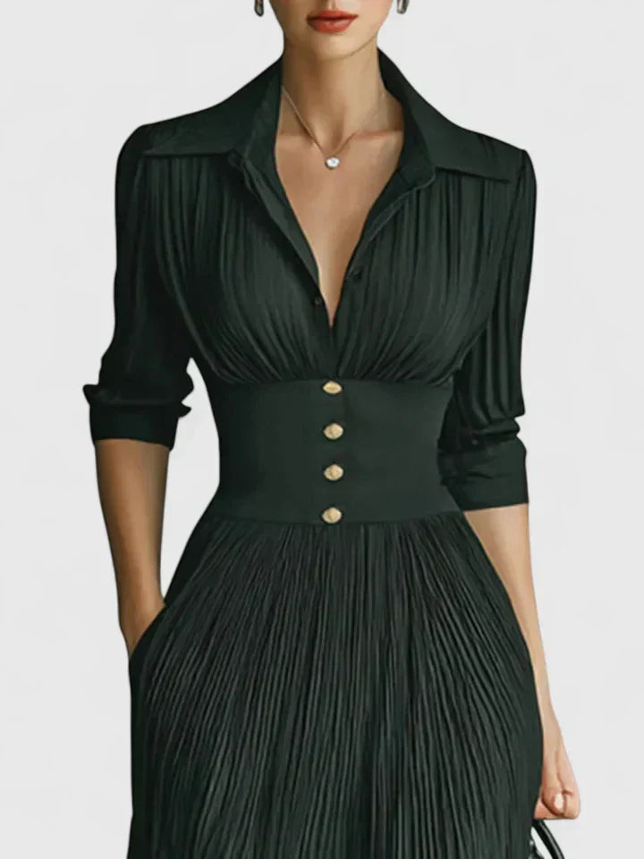 Sophie | Robe Maxi Plissée