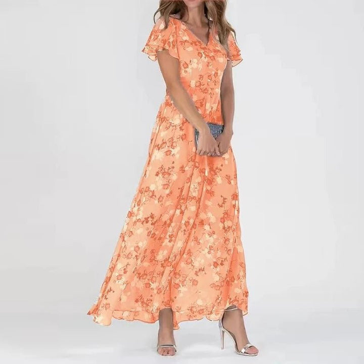 Zuri | Robe Glamoureuse Couverte de Ventre