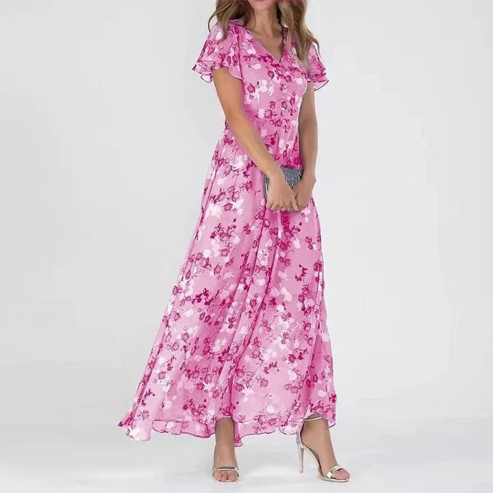 Zuri | Robe Glamoureuse Couverte de Ventre