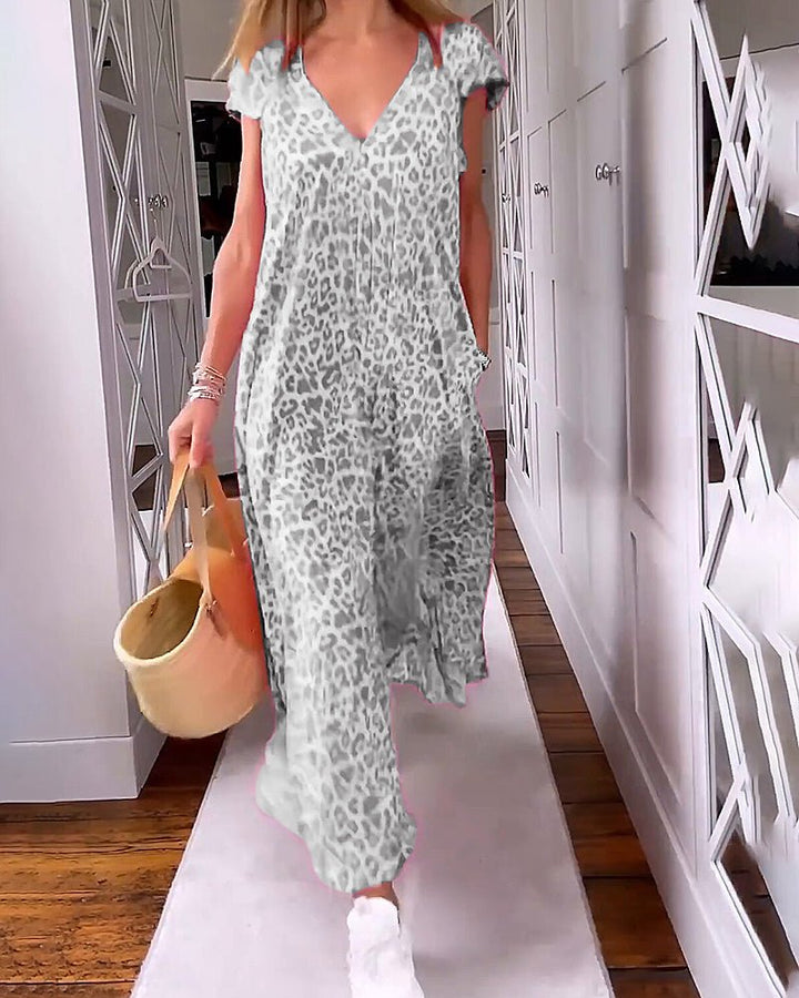 Glaiza | Robe Maxi à Col V