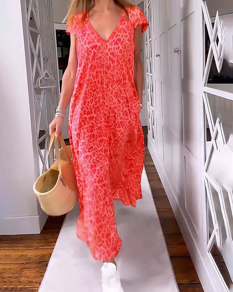 Glaiza | Robe Maxi à Col V